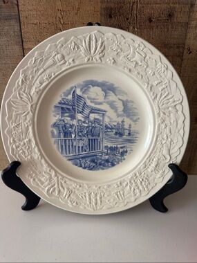 VTG Wedgewood 1939 1st Edition California “Raising the Flag at Monterey” Plate